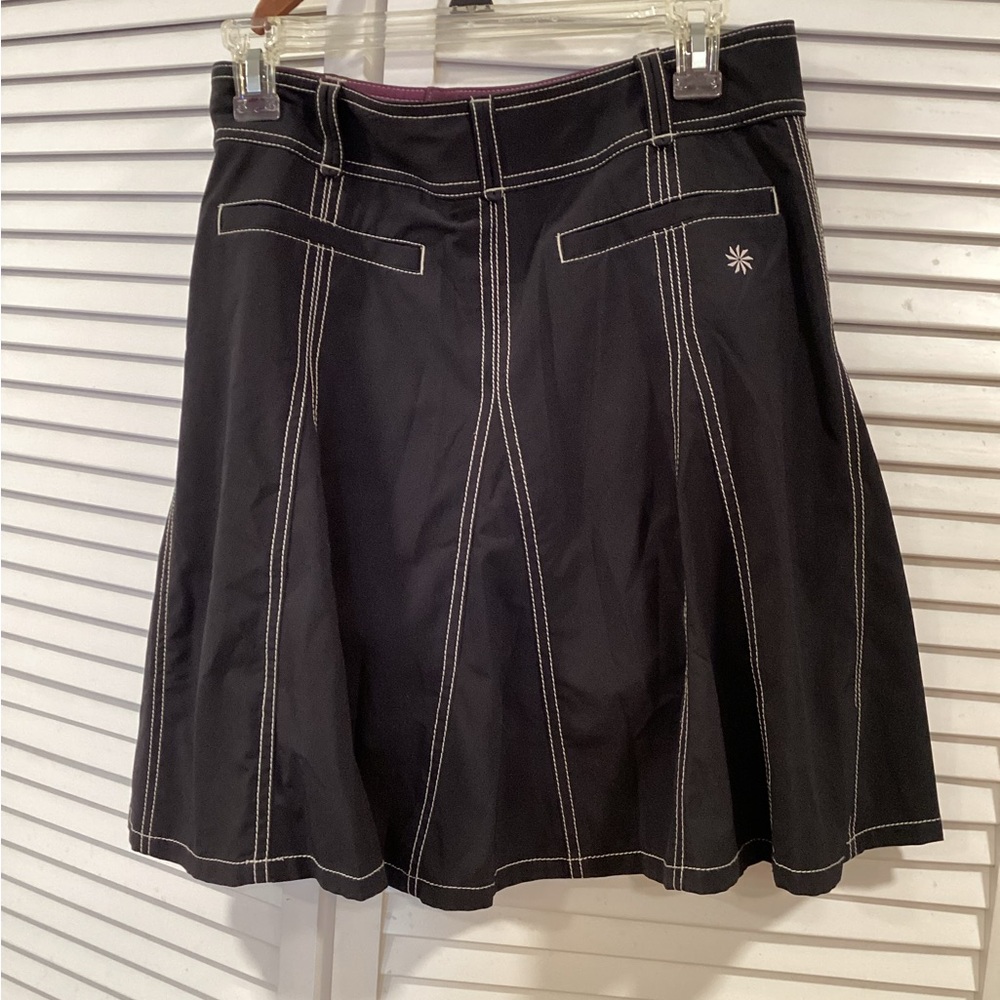 Athleta “Whatever Pleted Skort” Black Women's 4 Y2K - Picture 3 of 12